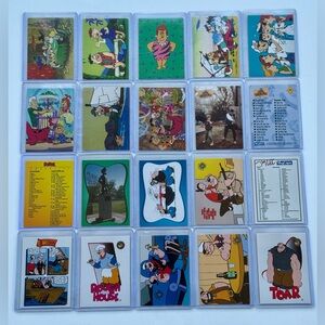 Vintage 1994 CARDZ, The Flintstones, Home Improvement, Popeye, Trading Cards